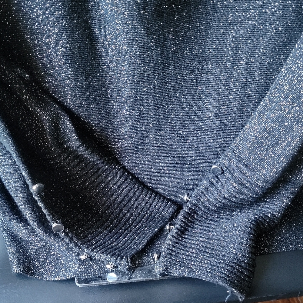 Ruby Rd. Black Fairy Sparkle Cowl Neck Top ๐ธ๐ธ๐ธ๐ธ๐ธ๐ธ๐ธ๐ธ๐ธ๐ธ๐ธ๐ธ๐ธ๐ธ๐ธ๐ธ๐ธ๐ธ - Picture 7 of 12